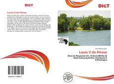 Portada del libro de Louis V de Hesse