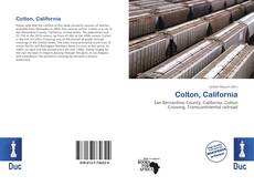 Bookcover of Colton, California