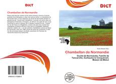Portada del libro de Chambellan de Normandie