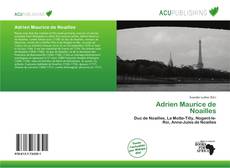 Adrien Maurice de Noailles kitap kapağı