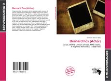 Buchcover von Bernard Fox (Actor)