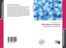 Buchcover von Mimathyma ambica