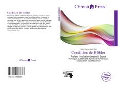 Portada del libro de Condition de Hölder