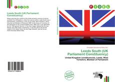 Buchcover von Leeds South (UK Parliament Constituency)