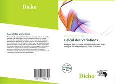 Calcul des Variations kitap kapağı