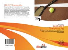 Couverture de 2003 AAPT Championships