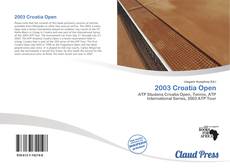 Bookcover of 2003 Croatia Open