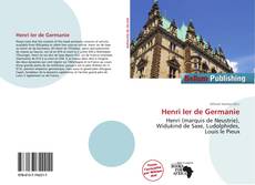 Buchcover von Henri Ier de Germanie
