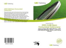 Bookcover of 2003 CAM Open Comunidad Valenciana