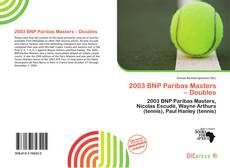 Copertina di 2003 BNP Paribas Masters – Doubles