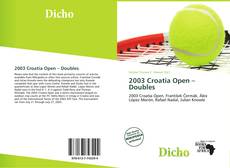 Portada del libro de 2003 Croatia Open – Doubles