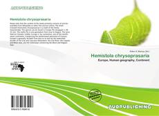 Borítókép a  Hemistola chrysoprasaria - hoz