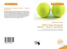 Copertina di 2003 Idea Prokom Open – Men's Doubles