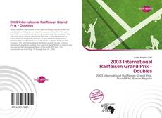 Bookcover of 2003 International Raiffeisen Grand Prix – Doubles