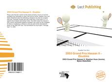 Portada del libro de 2003 Grand Prix Hassan II – Doubles