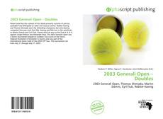 Copertina di 2003 Generali Open – Doubles