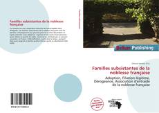 Portada del libro de Familles subsistantes de la noblesse française