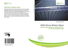 Bookcover of 2003 Gerry Weber Open