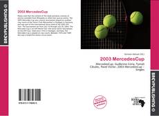 Buchcover von 2003 MercedesCup