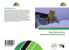 Portada del libro de Bhai Balmukund