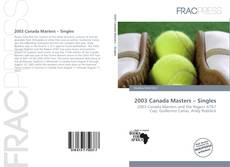 Copertina di 2003 Canada Masters – Singles