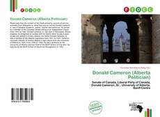 Bookcover of Donald Cameron (Alberta Politician)