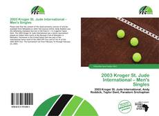 Buchcover von 2003 Kroger St. Jude International – Men's Singles