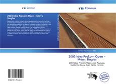 Capa do livro de 2003 Idea Prokom Open – Men's Singles 