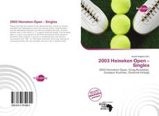 Обложка 2003 Heineken Open – Singles