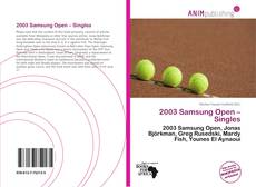 Couverture de 2003 Samsung Open – Singles