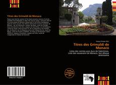 Copertina di Titres des Grimaldi de Monaco