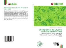 Buchcover von Championnat de Lituanie de Football 1997-1998