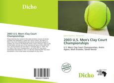 Обложка 2003 U.S. Men's Clay Court Championships