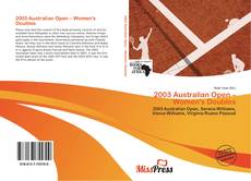 Couverture de 2003 Australian Open – Women's Doubles