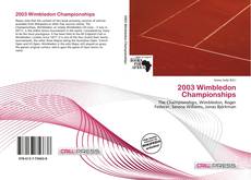 Capa do livro de 2003 Wimbledon Championships 