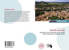 Copertina di Famille de Croÿ