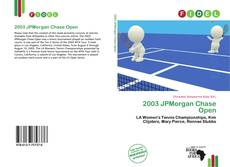 2003 JPMorgan Chase Open的封面