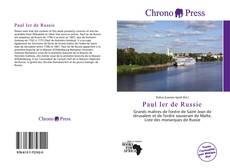 Portada del libro de Paul Ier de Russie