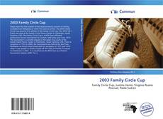 2003 Family Circle Cup kitap kapağı