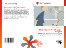 Buchcover von 2003 Rogers AT&T Cup – Singles