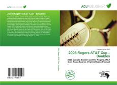 Portada del libro de 2003 Rogers AT&T Cup – Doubles