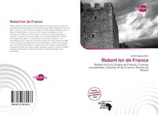 Bookcover of Robert Ier de France