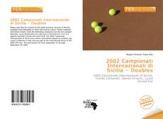 Buchcover von 2002 Campionati Internazionali di Sicilia – Doubles