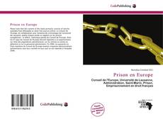 Buchcover von Prison en Europe