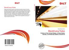 Portada del libro de David Levy Yulee