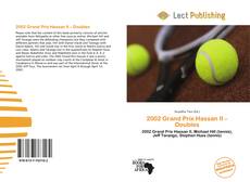 Portada del libro de 2002 Grand Prix Hassan II – Doubles