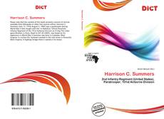 Portada del libro de Harrison C. Summers