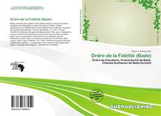 Portada del libro de Ordre de la Fidélité (Bade)