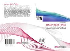 Johann Maria Farina kitap kapağı