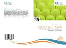 2002 Tata Open – Singles的封面